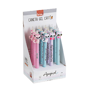 Caneta Gel Azul Esferográfica Apagável 0.7mm Cat BRW