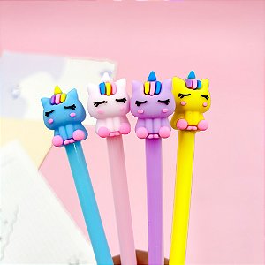 Caneta Fofa Unicórnio Cute Color