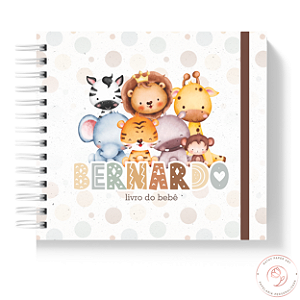 Livro do Bebê - Safari Marrom