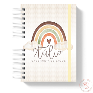 Caderneta de Saúde - Arco Íris Boho