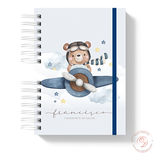 Caderneta de Saúde - Ursinho Aviador