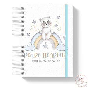 Caderneta de Saúde - Panda Arco Íris