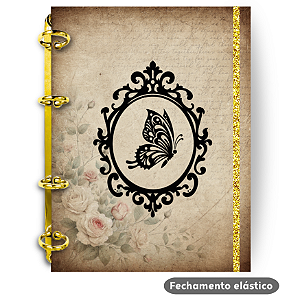 Fichário - Vintage (Butterfly)