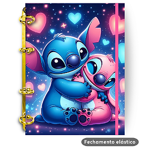 Fichário - Stitch e Angel