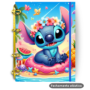 Fichário - Stitch Praia