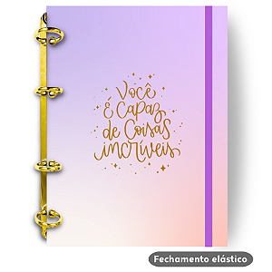 Fichário - Você é Capaz (Lilás)