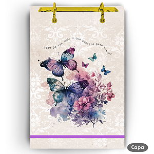Bloco Fichário - Borboletas 1