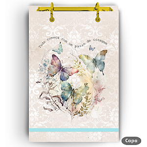 Bloco Fichário - Borboletas 3