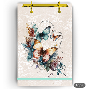 Bloco Fichário - Borboletas 4