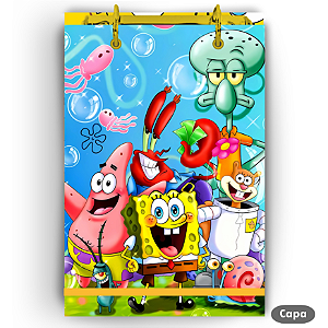 Bloco Fichário - Bob Esponja