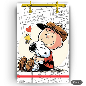 Bloco Fichário - Snoopy & Charlie Brown