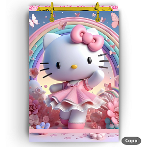 Bloco Fichário - Hello Kitty
