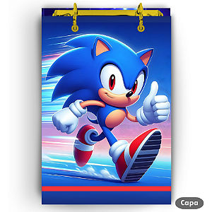 Bloco Fichário - Sonic