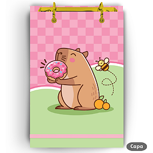 Bloco Fichário - Capivara (Donuts)