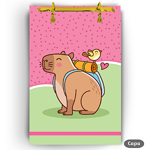 Bloco Fichário - Capivara (Mochila)
