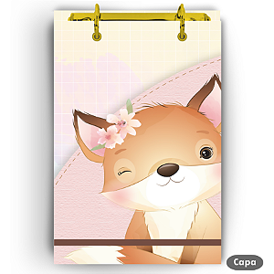 Bloco Fichário - Infantil Raposinha