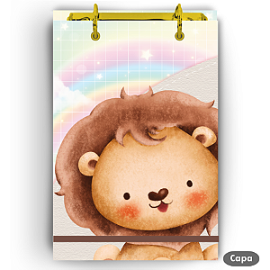 Bloco Fichário - Infantil Leãozinho