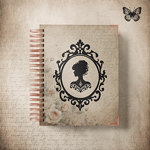 Caderno Luxo - Vintage Lady