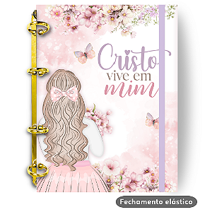 Fichário - Planner DEVOCIONAL (Cristo Vive em Mim)