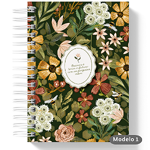 Caderno de Anotações Professora - Colorido