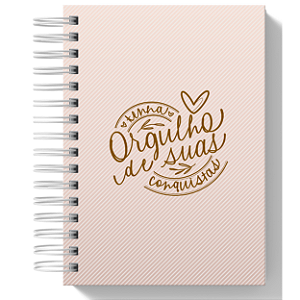Planner Anual - Tenha Orgulho das Suas Conquistas