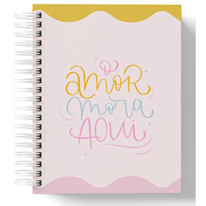 Planner Anual - O Amor Mora Aqui