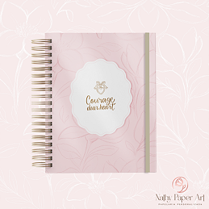 AGENDA DATADA 2026 Mulheres de Fé - Courage Dear Heart (Rose)