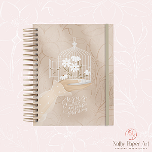 PLANNER ANUAL Mulheres de Fé - Gaiola (Nude)