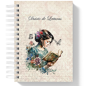 Diário de Leitura Vintage - Mulher