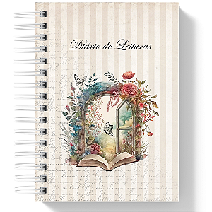 Diário de Leitura Vintage - Janela