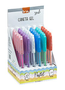 Caneta Esferográfica Gel Pastel 1.0mm BRW