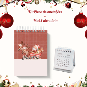 KIT NATAL II: Bloquinho + Mini Calendário 5