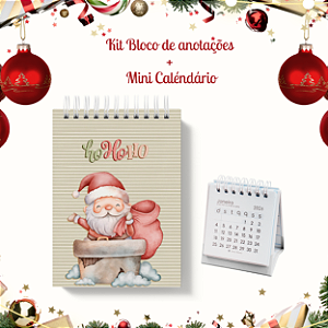 KIT NATAL II: Bloquinho + Mini Calendário 6