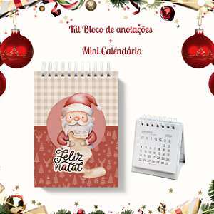KIT NATAL II: Bloquinho + Mini Calendário 10
