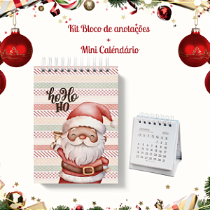 KIT NATAL II: Bloquinho + Mini Calendário 11