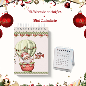 KIT NATAL II: Bloquinho + Mini Calendário 13