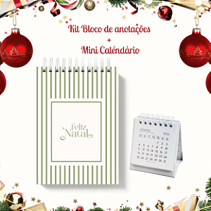 KIT NATAL II: Bloquinho + Mini Calendário 16