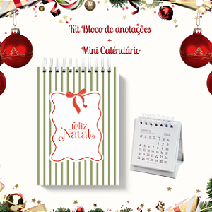 KIT NATAL II: Bloquinho + Mini Calendário 19