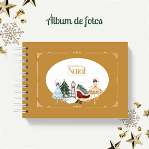 Álbum de fotos - Natal Bailarina (Caramelo)