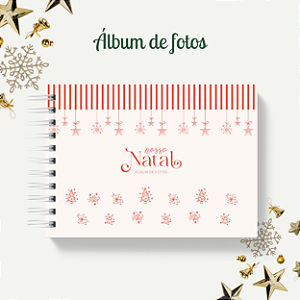 Álbum de fotos - Natal (Clean Vermelho)