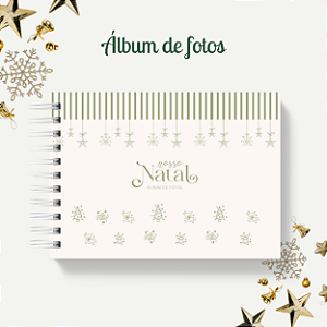 Álbum de fotos - Natal (Clean Verde)