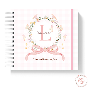 Livro do Bebê - Monograma Xadrez