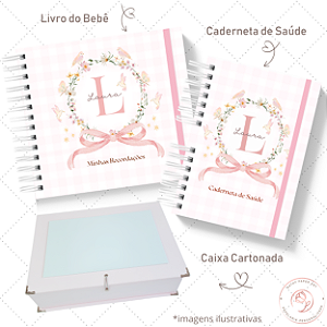 Kit I Primeiros Sonhos - Monograma Xadrez