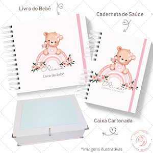 Kit I Primeiros Sonhos - Ursinha Arco Íris