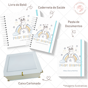 Kit II Doce Espera - Panda Arco Íris