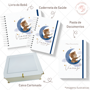 Kit II Doce Espera - Ursinho Lua