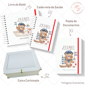 Kit II Doce Espera - Ursinho Marinheiro