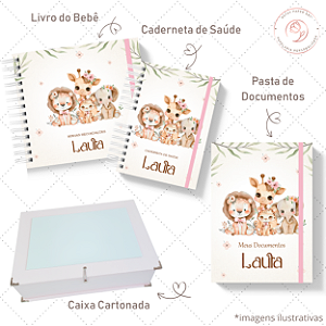 Kit II Doce Espera - Safari Fofo Menina