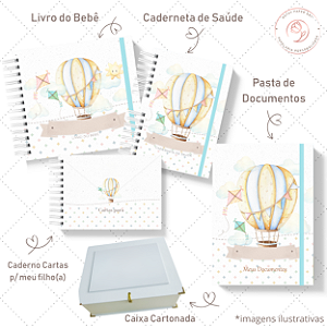 Kit III Memórias - Balão Menino