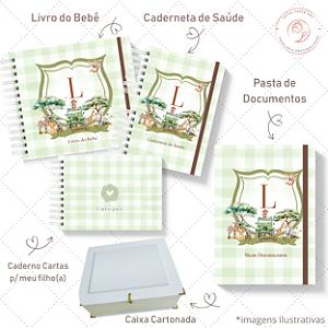 Kit III Memórias - Monograma Safari